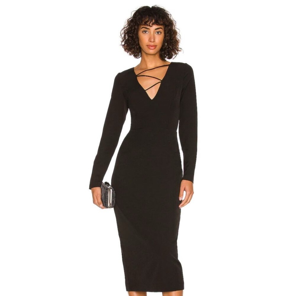 NWT Bardot Marianna Midi Dress in Black